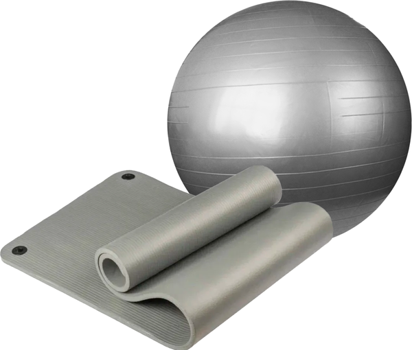 Набор для фитнеса Sundays Fitness Фитбол IR97402-75 + Коврик 1см IR97506 - фото