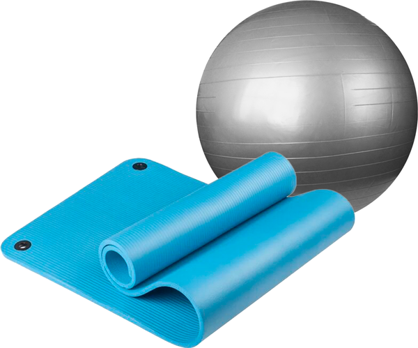 Набор для фитнеса Sundays Fitness Фитбол IR97402-75 + Коврик 1см IR97506 - фото