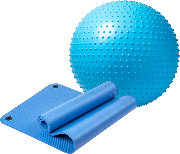 Набор для фитнеса Sundays Fitness Фитбол IR97404 + Коврик 1см IR97506 - фото