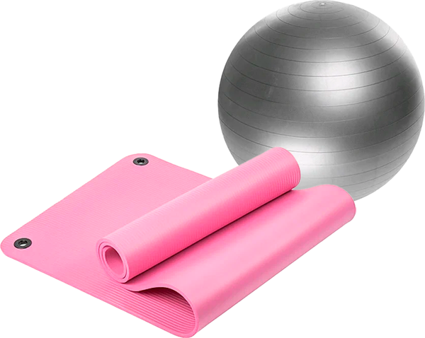 Набор для фитнеса Sundays Fitness Фитбол IR97402-75 + Коврик 1см IR97506 - фото