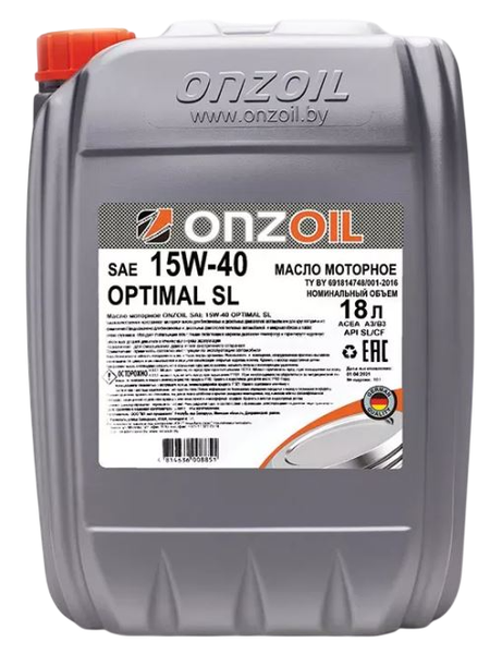 Моторное масло Onzoil 15W40 Optimal SL - фото