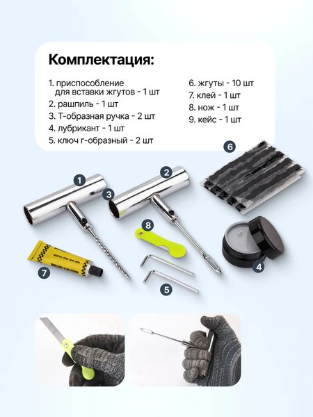 Ремкомплект для шин Forsage F-STK-37