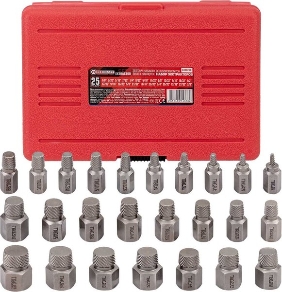 Набор экстракторов ForceKraft FK-630025B - фото