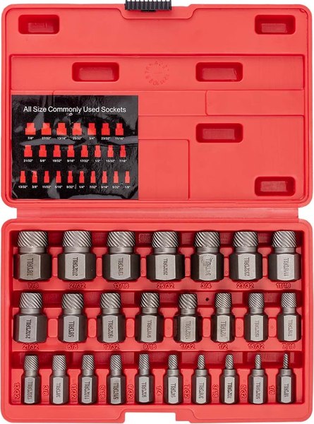 Набор экстракторов ForceKraft FK-630025B