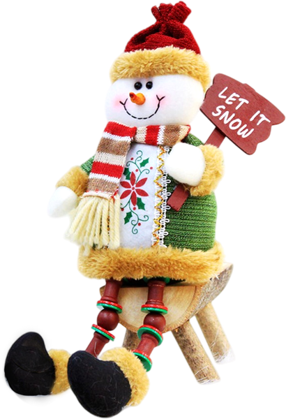 Фигура под елку Winter Fun Снеговик / 010100273C - фото