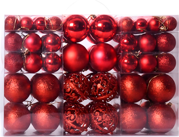 Набор шаров новогодних Winter Fun C0003853D - фото