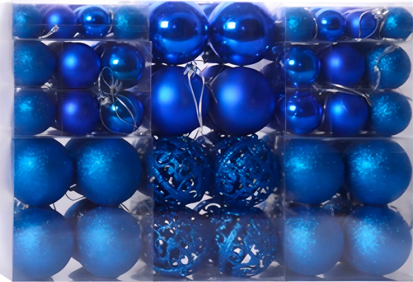 Набор шаров новогодних Winter Fun C0003853F - фото