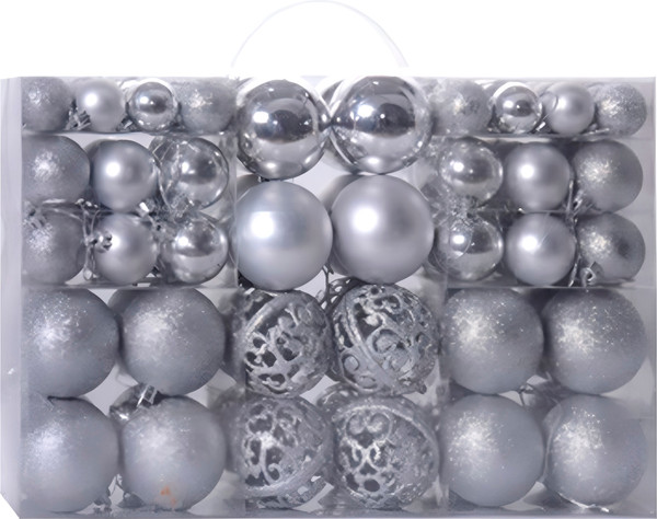 Набор шаров новогодних Winter Fun C0003853G - фото