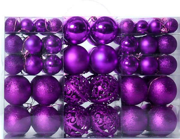 Набор шаров новогодних Winter Fun C0003853H - фото