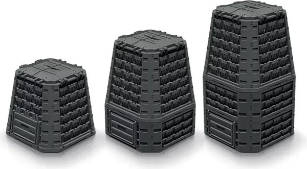 Компостер Prosperplast Evogreen IKEV450C-S411 (черный)