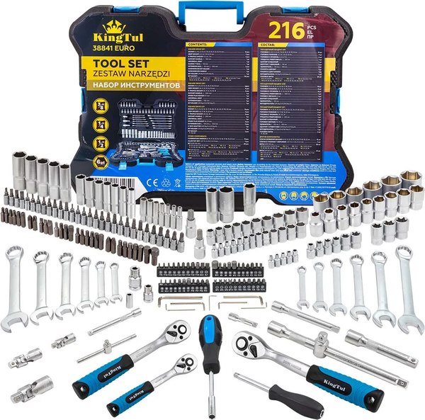 Универсальный набор инструментов KingTul KT-38841 Euro - фото