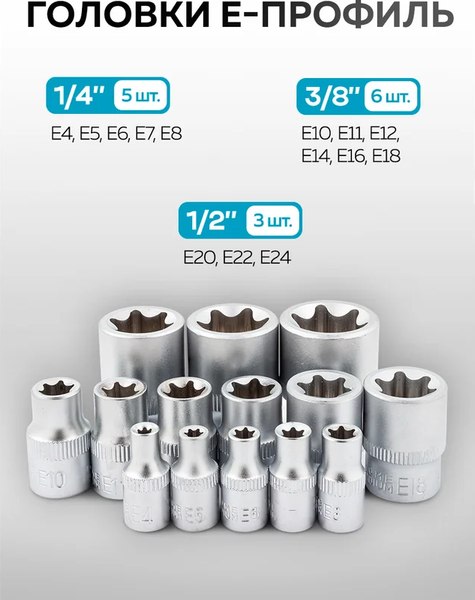 Универсальный набор инструментов KingTul KT-38841 Euro