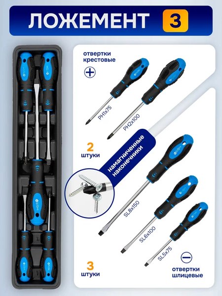 Универсальный набор инструментов KingTul KT-4087C