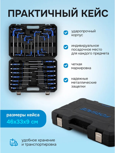 Универсальный набор инструментов Forsage F-2269H