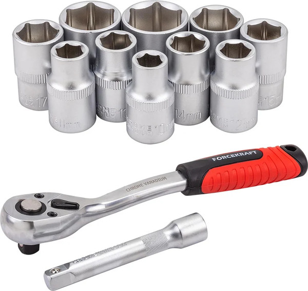 Набор головок слесарных ForceKraft FK-012-5 MSA