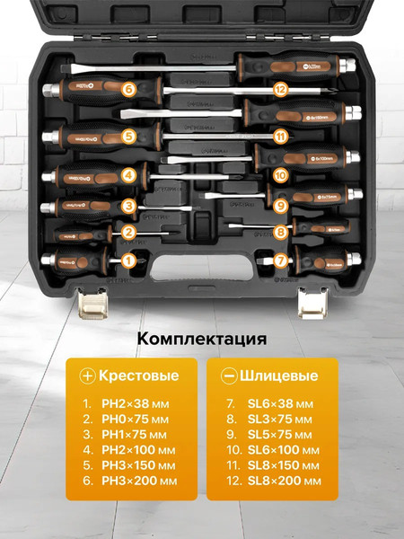 Набор отверток Forstime FT-21310