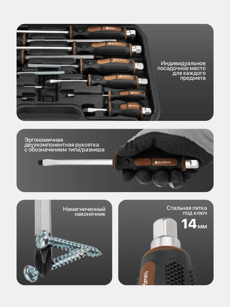 Набор отверток Forstime FT-21310