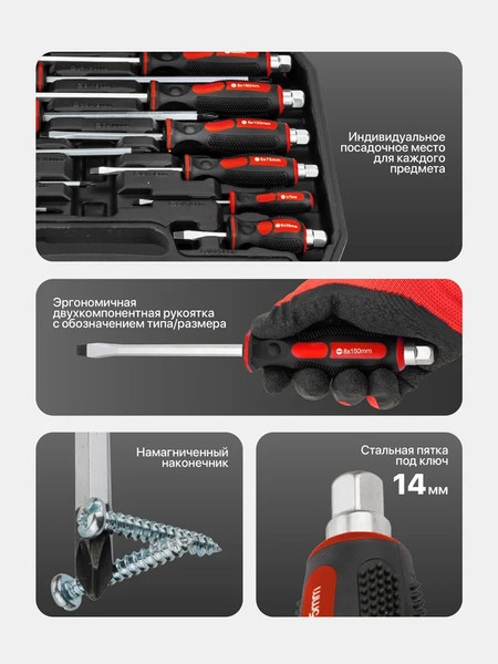 Набор отверток Everforce EF-21310