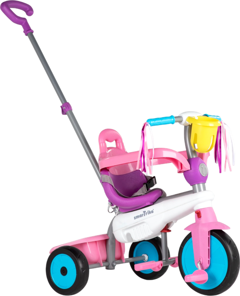 Трехколесный велосипед с ручкой Smart Trike Breeze S. Unicorn Smartrike / 6053300 - фото