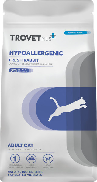 Сухой корм для кошек Trovet Plus Adult Cat Hypoallergenic Fresh Rabbit - фото