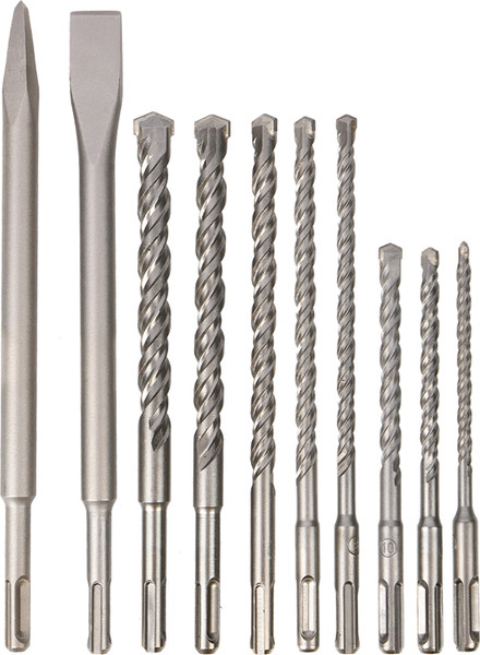 Набор буров Deli С зубилами / EDH-YCZ010-EH1 - фото