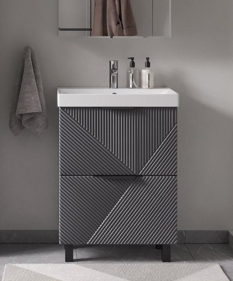 Тумба под умывальник Volna Geometry 60.2Y 9696 - фото