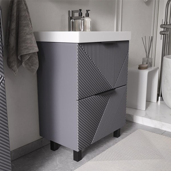 Тумба под умывальник Volna Geometry 60.2Y 9696