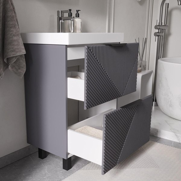 Тумба под умывальник Volna Geometry 60.2Y 9696