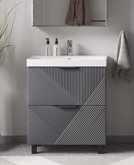 Тумба под умывальник Volna Geometry 70.2Y 9696 - фото
