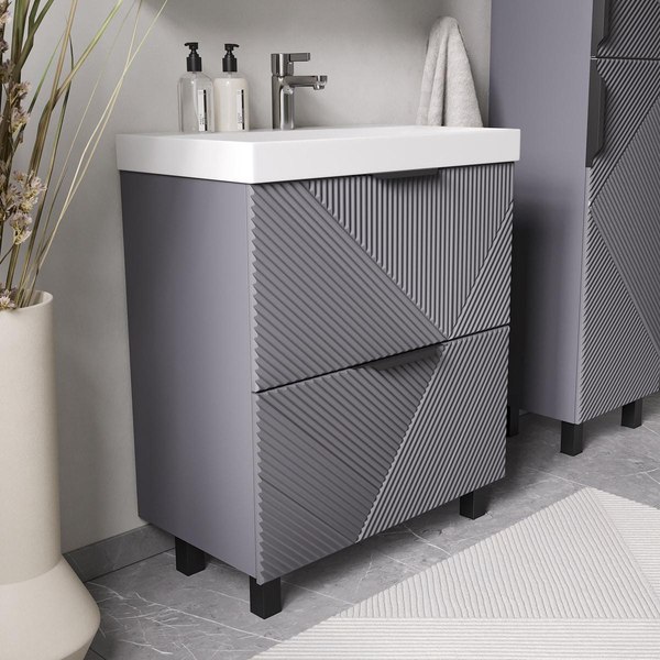 Тумба под умывальник Volna Geometry 70.2Y 9696