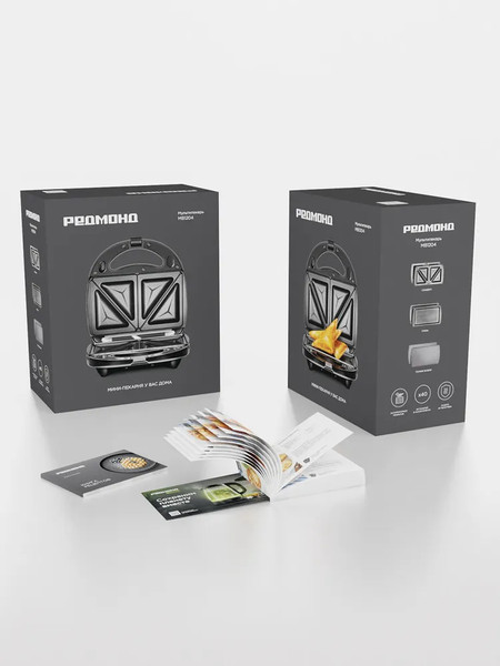 Мультипекарь Redmond MB1204 (черный)