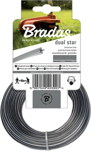 Леска для триммера Bradas Ripper Dual / ZRG24050K - фото