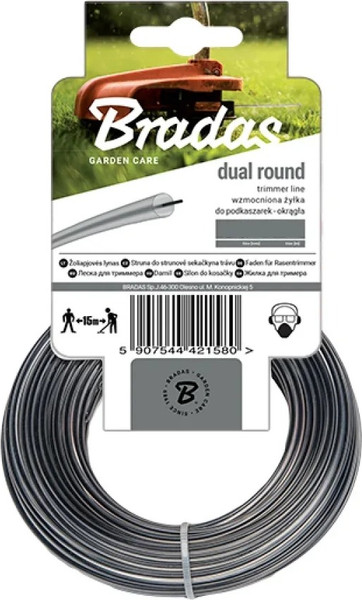 Леска для триммера Bradas Ripper Dual / ZRO27050K - фото