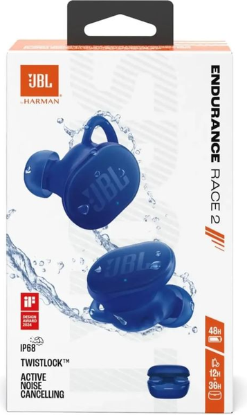 Беспроводные наушники JBL Endurance Race 2 / JBLENDURACE2BLU