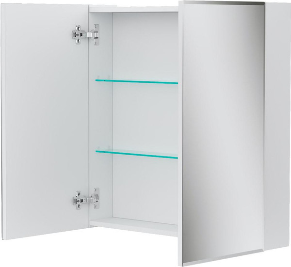 Шкаф с зеркалом для ванной Volna Geometry 70