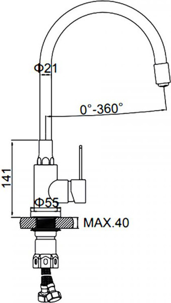 Смеситель Ledeme L74004-16