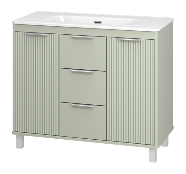 Тумба под умывальник Brevita Risacca Pistachio 100 / RIS-06100-0842Я