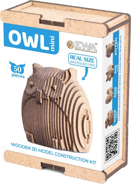 Конструктор EWA Мини. Совушка - фото