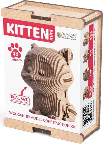 Конструктор EWA Мини. Кошечка - фото