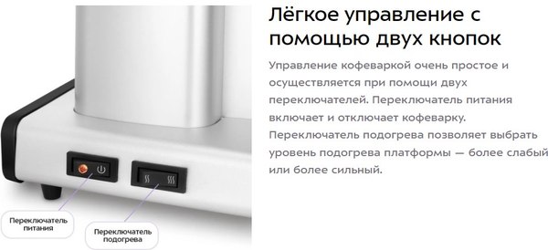 Капельная кофеварка Kitfort КТ-7513