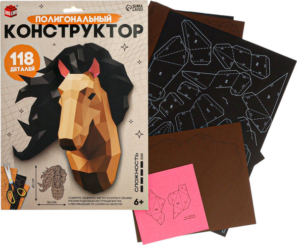 Конструктор Unicon Голова лошади / 10863261