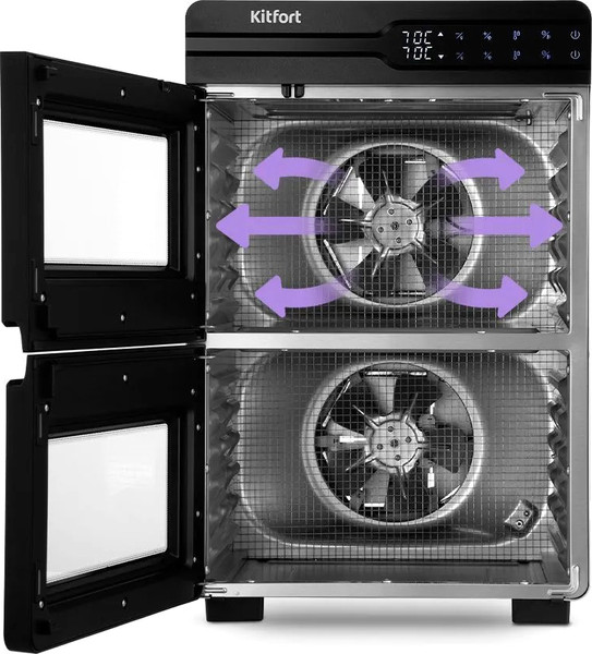 Сушильный шкаф для овощей и фруктов Kitfort КТ-4975