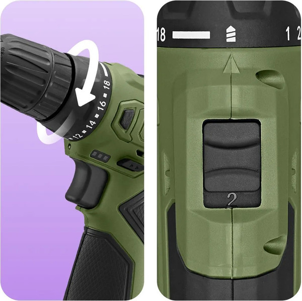 Аккумуляторная дрель-шуруповерт Kitfort КТ-6503