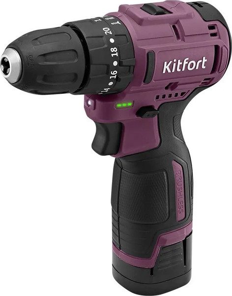 Аккумуляторная дрель-шуруповерт Kitfort КТ-6505 - фото