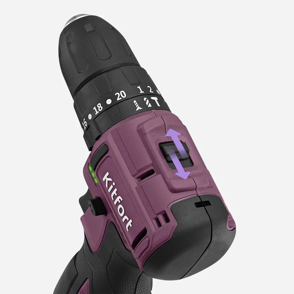 Аккумуляторная дрель-шуруповерт Kitfort КТ-6505