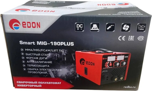Полуавтомат сварочный Edon Smart MIG-190PLUS / 39983