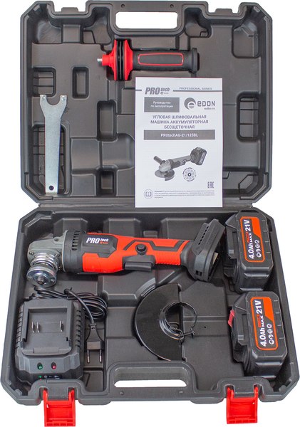 Угловая шлифовальная машина Edon Protech AG-21/125BL / 27985