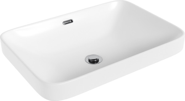 Умывальник со смесителем Lauter 21441B + Sky 21CK533C с донным клапаном 21190CH