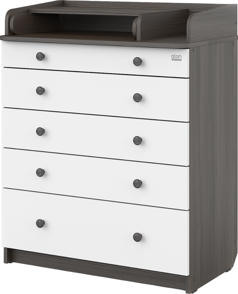 Комод пеленальный Атон Leo 805 с органайзером с шариковыми направляющими - фото