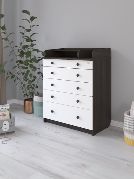 Комод пеленальный Атон Leo 805 с органайзером с шариковыми направляющими